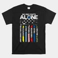 First Responders American Thin Line Police Fire Military Ems Shirt