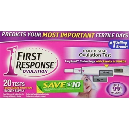 First Response Digital Ovulation - 20 tests -1month supply- by First Response