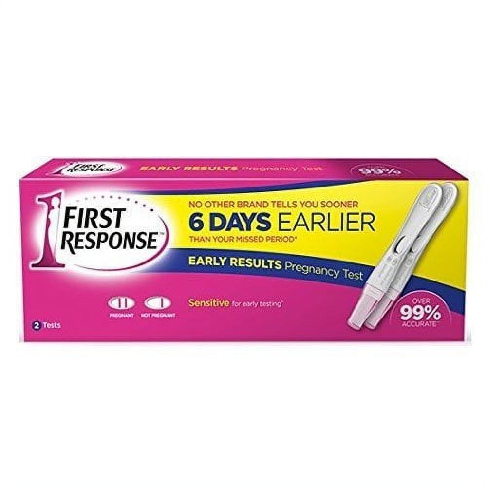 FIRST RESPONSE Early Result Pregnancy Test, 6 Days Sooner Detection, 2 ...