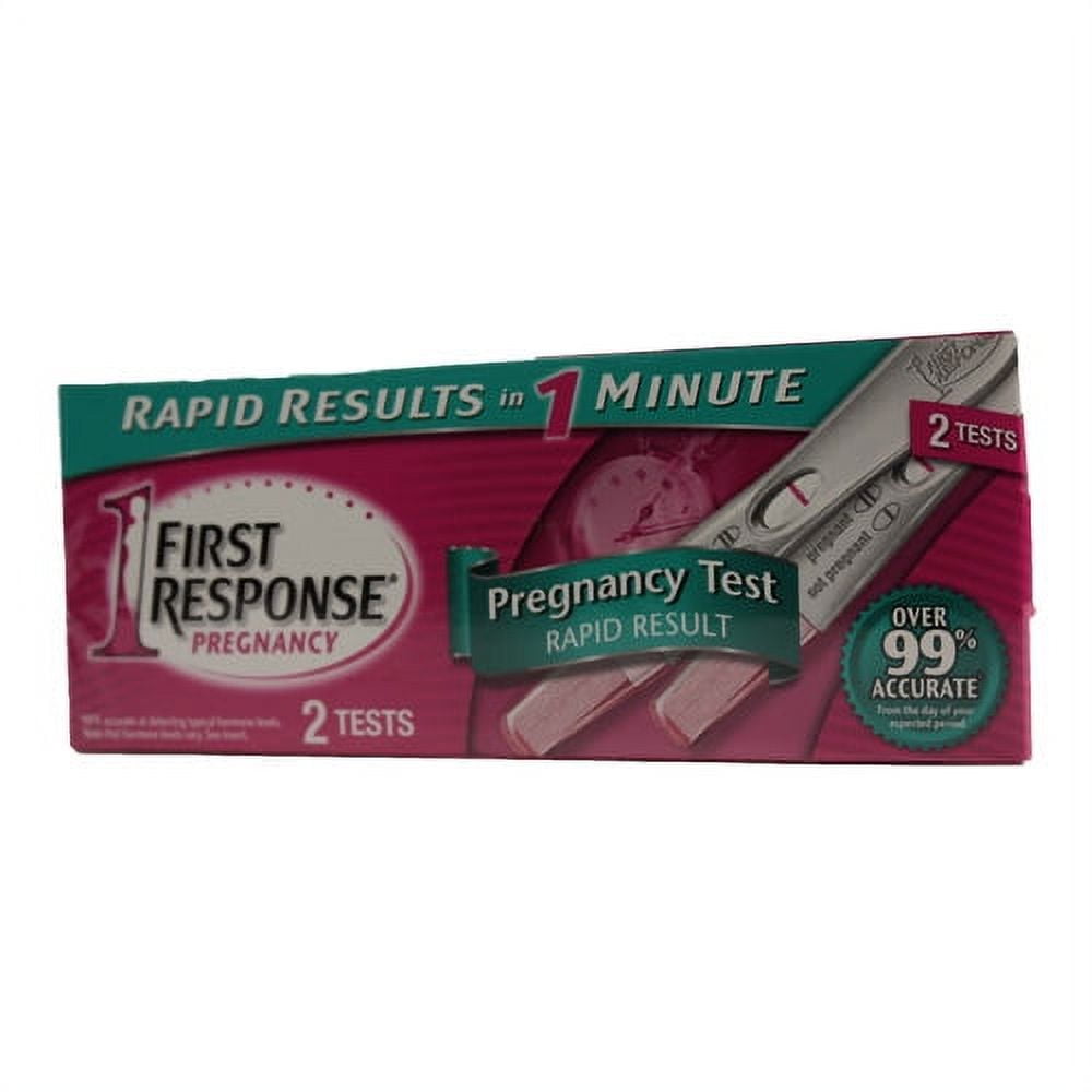 First Response Rapid Result Pregnancy Test - 2 Tests, Fast & Early Detection