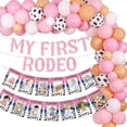 thumbnail image 1 of First Rodeo Decorations Girl Pink - Western Cowgirl Birthday Garland Kit & Banner for 1st Birthday Party, 1 of 5