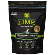 First Saturday Lime Insect Repellent - 20 LB Bag - Multi-Purpose Insect Control for Gardens, Homes, and Barns