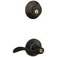 thumbnail image 1 of First Secure by Schlage Deadbolt and Keyed Entry Presley Lever in Aged Bronze, 1 of 11