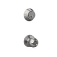 thumbnail image 1 of First Secure by Schlage Deadbolt and Keyed Entry Rigsby Door Knob in Stainless Steel, 1 of 11