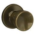 thumbnail image 1 of First Secure by Schlage Hawkins Knob Hall and Closet Lock in Antique Brass, 1 of 9