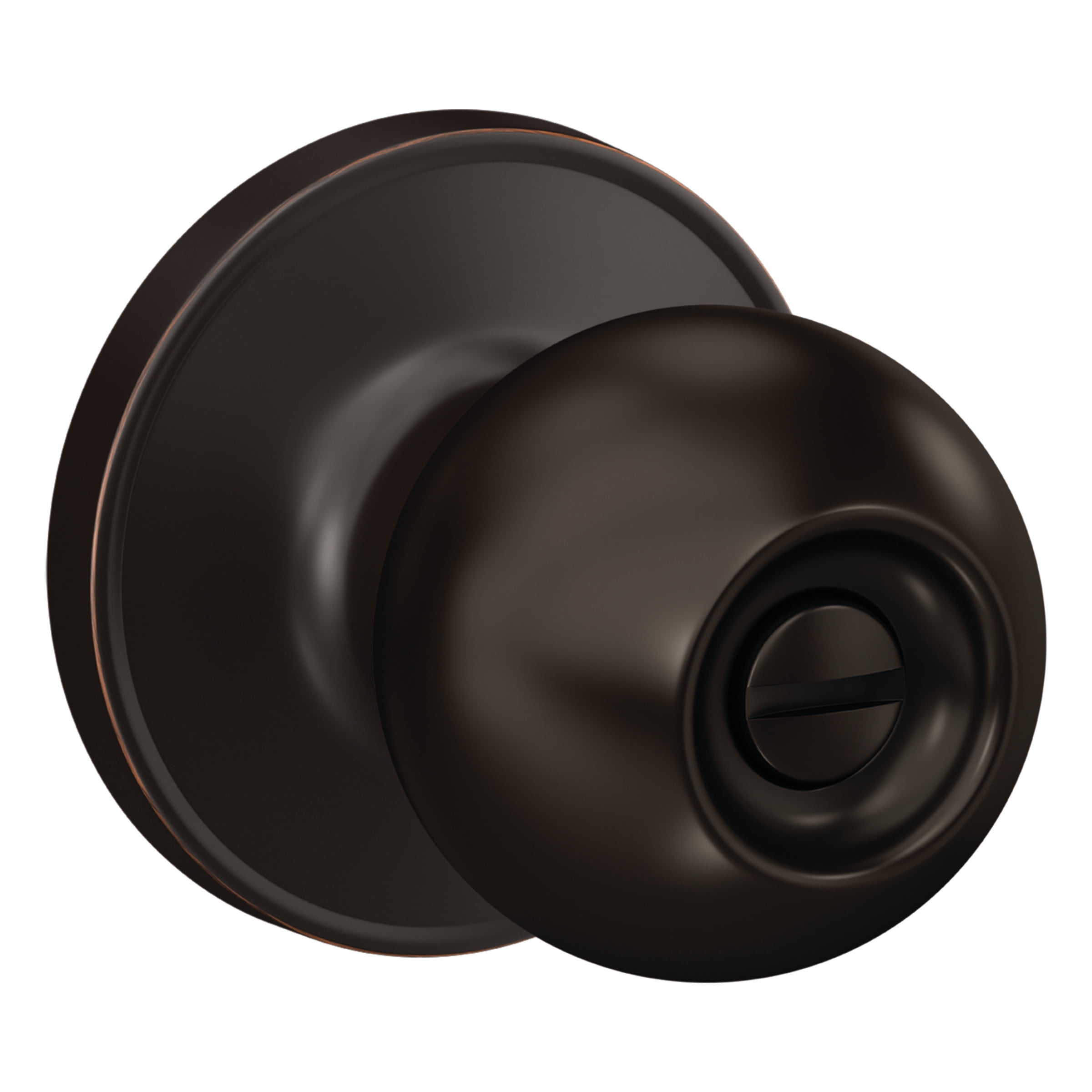 First Secure by Schlage Rigsby Bed / Bath Privacy Door Knob in