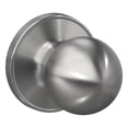 thumbnail image 1 of First Secure by Schlage Rigsby Non-Locking Passage Door Knob in Stainless Steel, 1 of 9