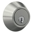 thumbnail image 1 of First Secure by Schlage Single Cylinder Deadbolt in Satin Stainless Steel, 1 of 10
