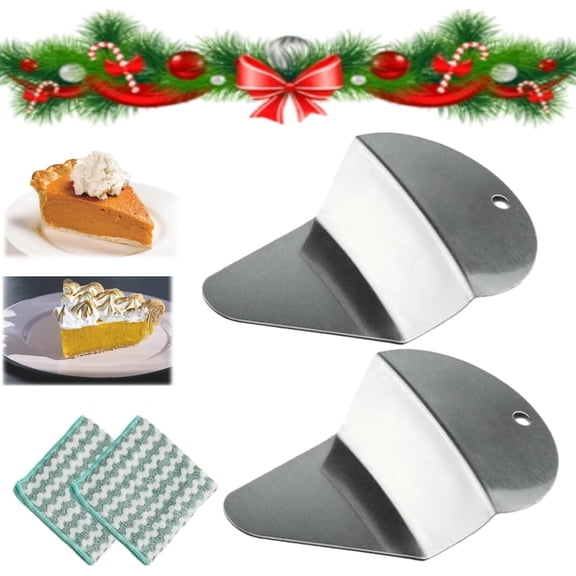 First Slice Pie Spatula, First Slice Pie Server, First Pie Slice, Pie First Slice, Stainless Steel First Slice Pie Server, Triangle Pie Cutter, Pie Gadgets, Pizza Pie Gadgets (2pcs)