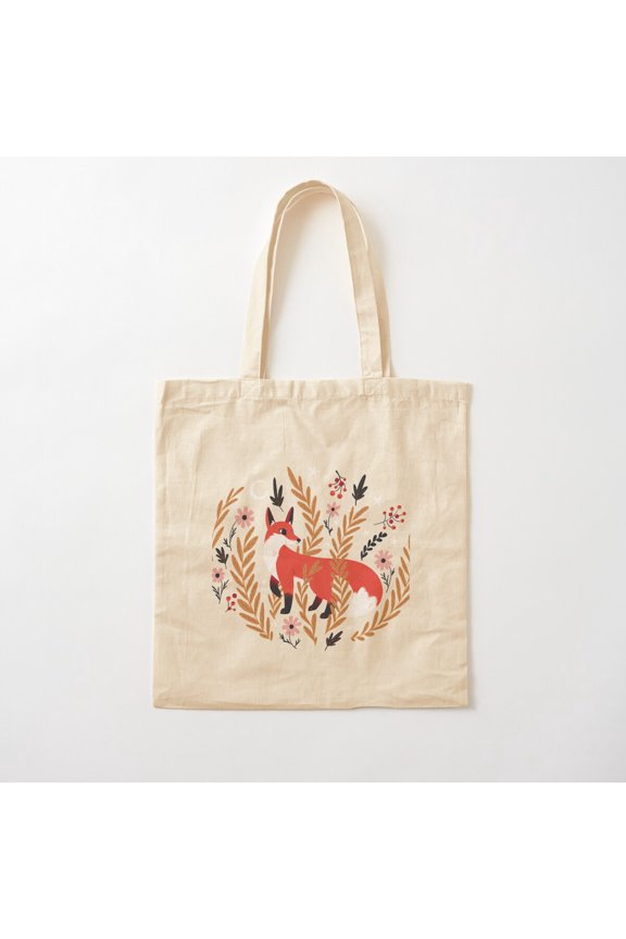 First Snow Canvas Tote Bags, Reusable Shopping Bag