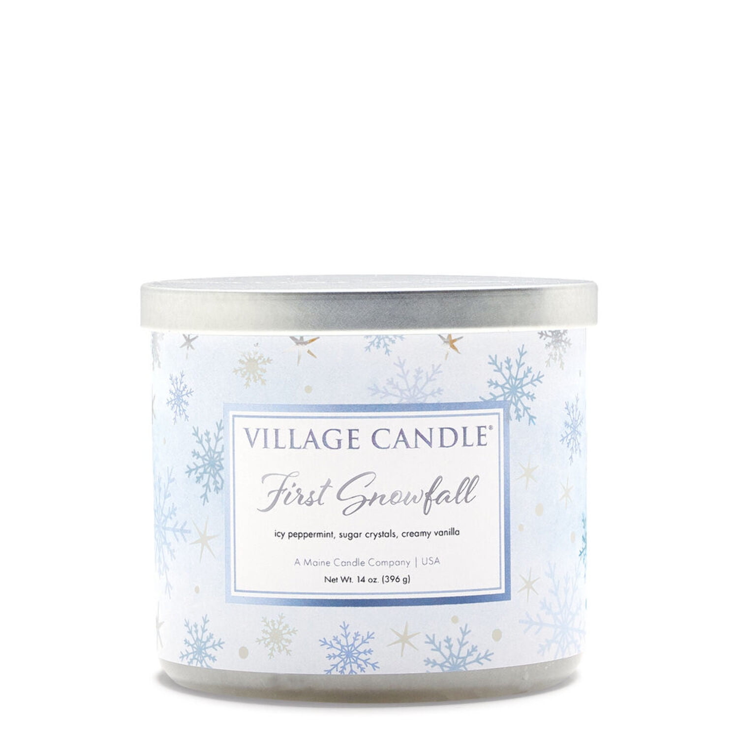 First Snowfall White Scented Jar Candle, 14 oz