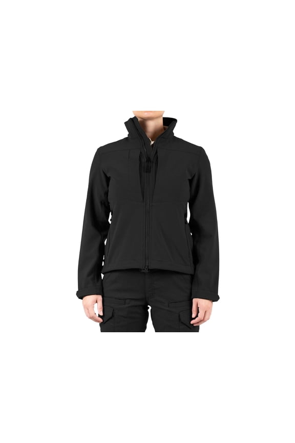 First Softshell Short Jacket - Womens, Black, Extra Large
