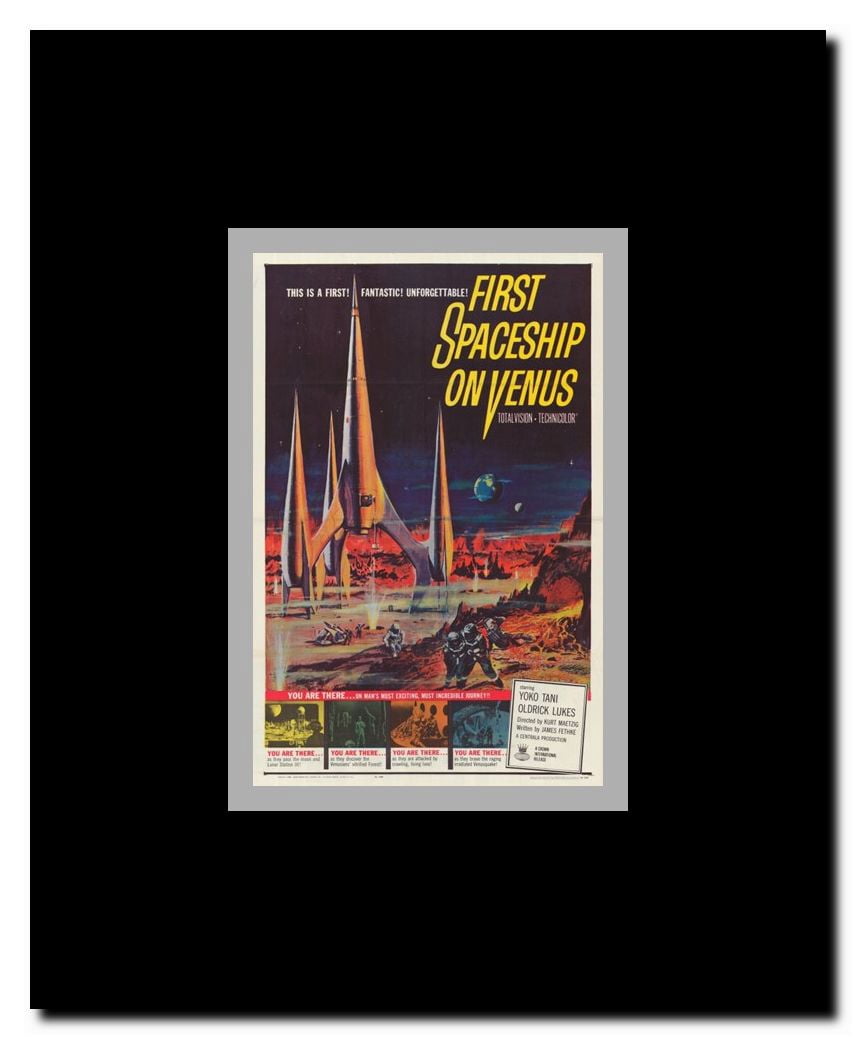First Spaceship on Venus Framed Movie Poster