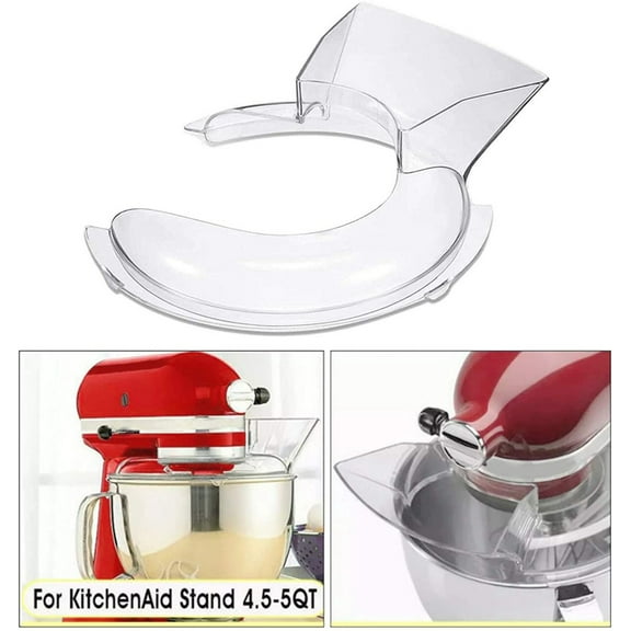 First Spares Pouring Shield for Kitchenaid quart polished or brushed stainless steel tilt head stand mixer bowls ONLY