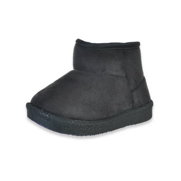 First Steps Baby Girls' Moccasin Boots - black, 18 - 24 months (Infant)