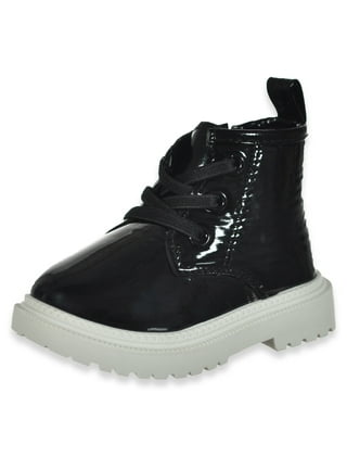 Girls patent boots clearance