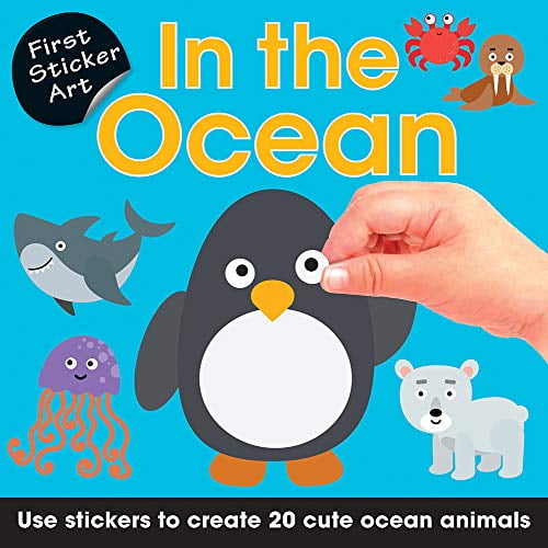 Pre-Owned First Sticker Art: In the Ocean: Use Stickers to Create 20 Cute Ocean Animals (Paperback) 1438012470 9781438012476