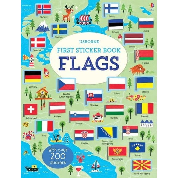 First Sticker Book Flags