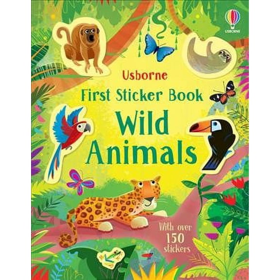 First Sticker Book Wild Animals