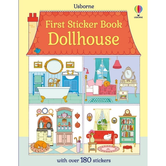 First Sticker Books First Sticker Book Dollhouse, (Paperback)