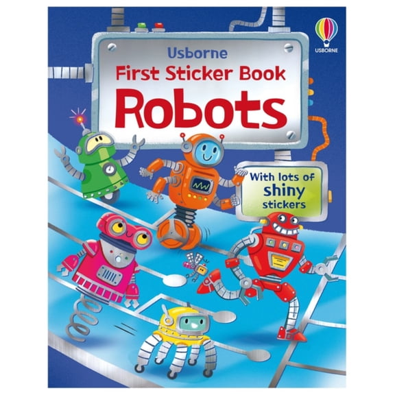 First Sticker Books Robots (Paperback)