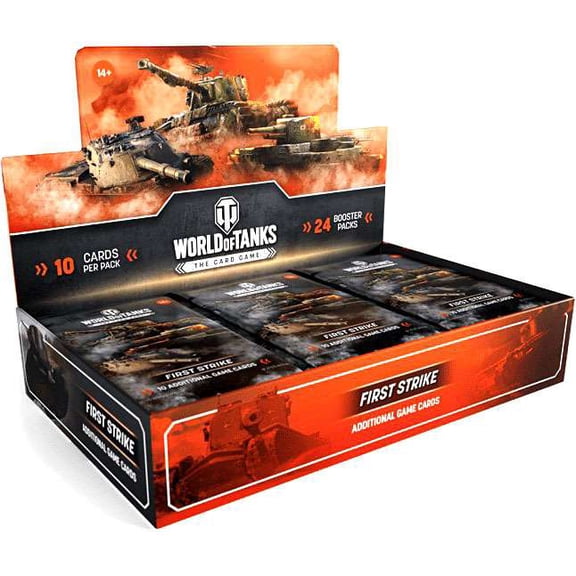 Archon Studio World of Tanks Card Game - First Strike Booster Box (24 Packs)