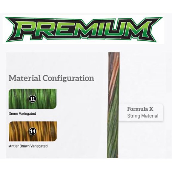 First String Premium String Set Green/Brown Mission Ballistic 2.0