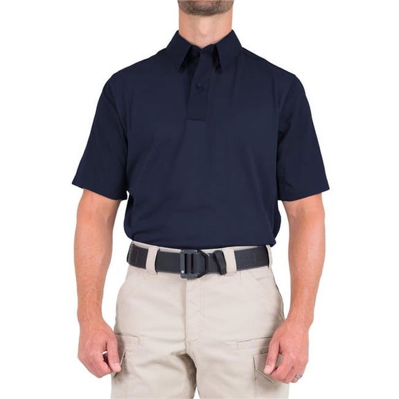 First Tactical FT-112012-729-L-R Men V2 Pro Performance Short Sleeve Shirt, Midnight Navy - Large