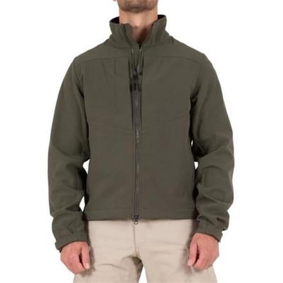 First Tactix Softshell Short Jacket - Mens, OD Green, Medium