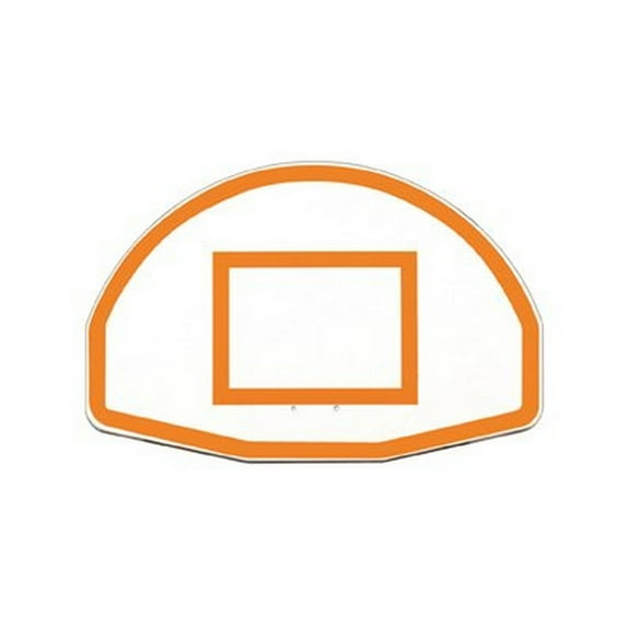 First Team 36" x 54" FT270 Fan-Shaped Aluminum Basketball Backboard