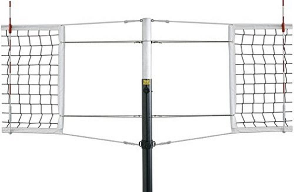 First Team Astro Express-SBS Aluminum Competition Aluminum Volleyball System with Sockets44; Orange