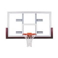 thumbnail image 1 of First Team Competitor Upgrade Package Steel-Glass Gymnasium Backboard44; Rim & Pad Upgrade Package- Maroon, 1 of 1