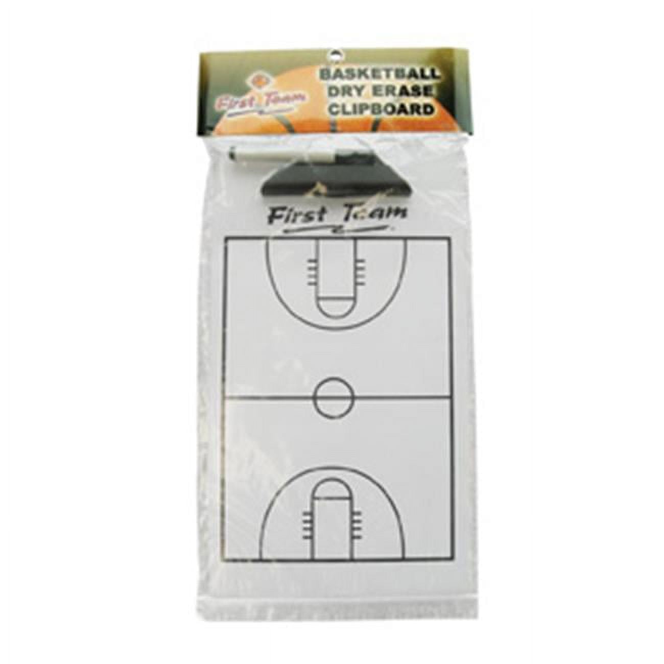 First Team FT13 Plastic Basketball Dry-Erase Clipboard
