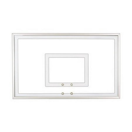 First Team FT225 Tempered Glass 36 x 54 in. Tempered Glass Backboard44; Royal Blue
