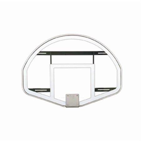 First Team FT233 Tempered Glass 39 X 54 in. Fan-Shaped Glass Backboard