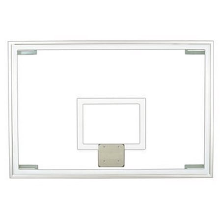 First Team FT236 Tempered Glass 48 X 72 in. Official Glass Backboard44; Black