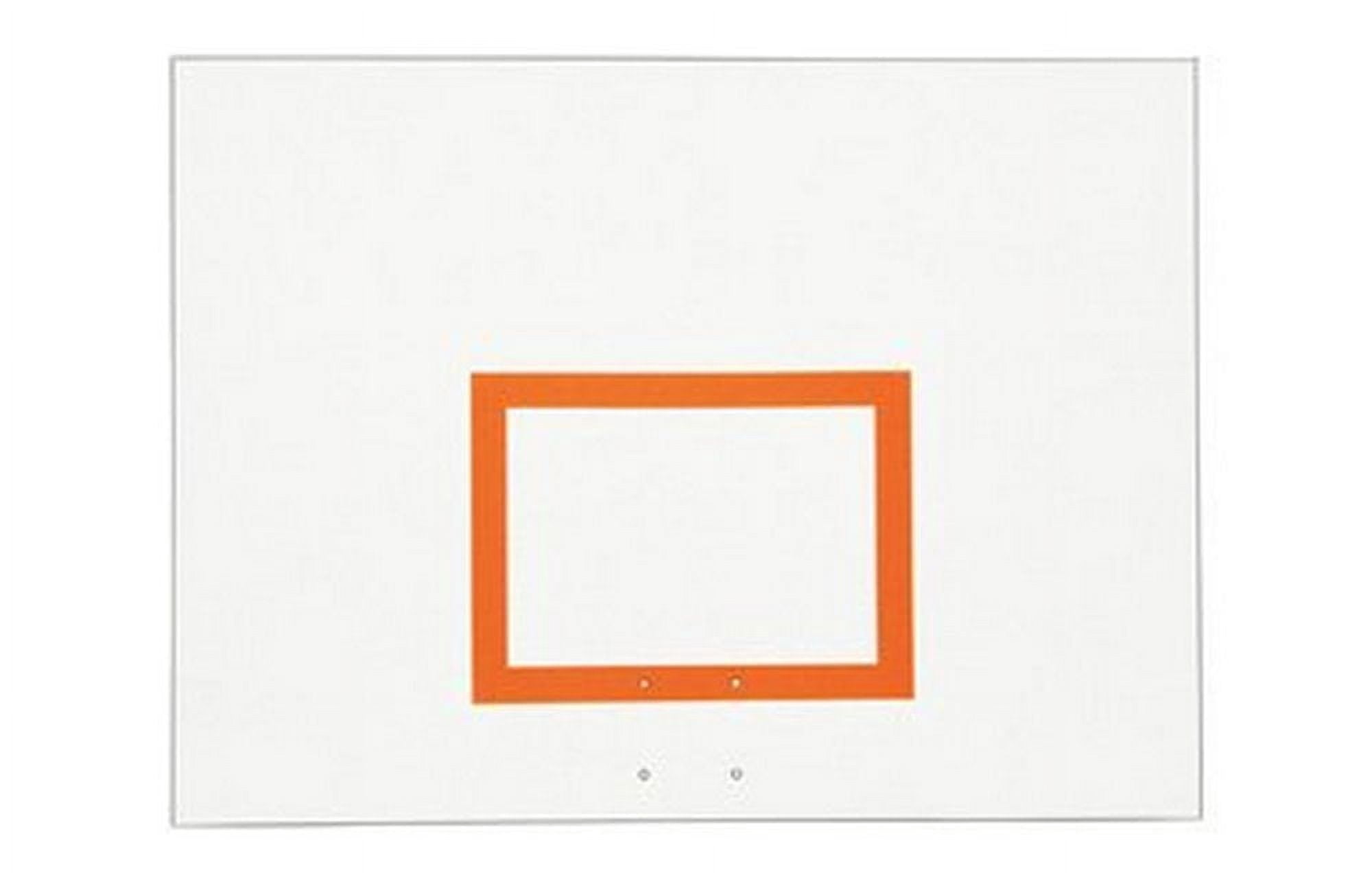 First Team FT260 Indoor Steel 42x60in Rectangular Backboard with Rim ...