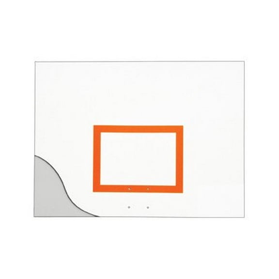 First Team FT261 Aluminum 42 x 60 in. Rectangular Aluminum Backboard44; Forest Green