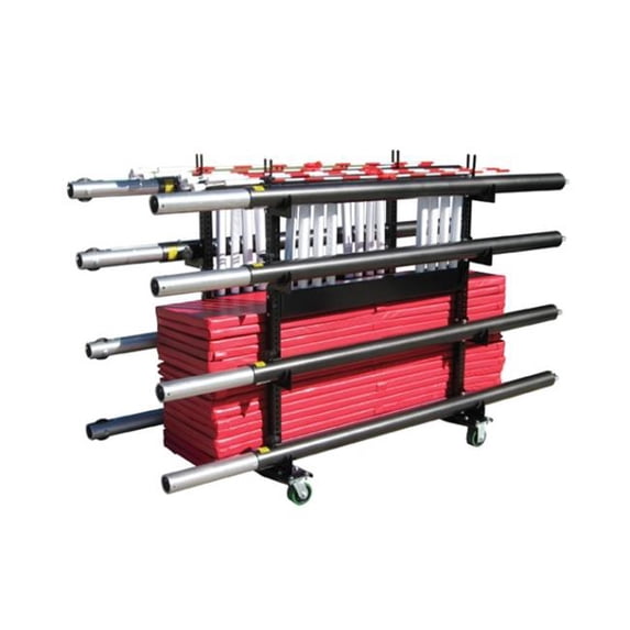 First Team FT5025 Steel The Mule Volleyball Post Storage and Transport Cart