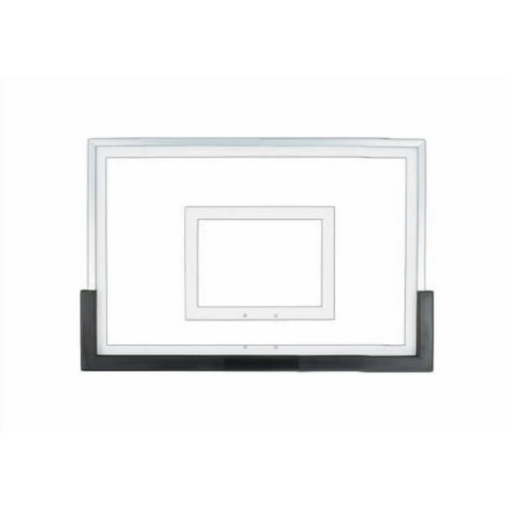 First Team FT54 Foam Rubber 54 in. Recreational TuffGuard Backboard Padding, Scarlet
