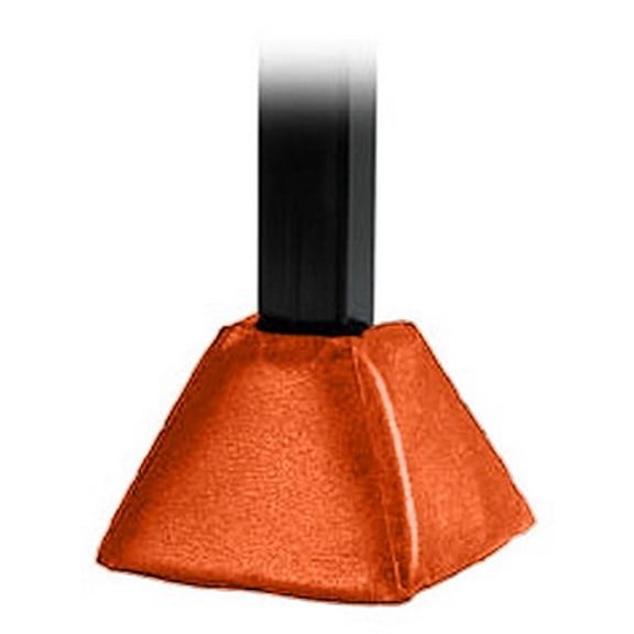 First Team FT74 Foam-Vinyl Gusset Pad for 4 & 5 in. Crank Adjust Base Only, Orange