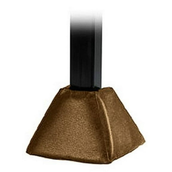 First Team FT74 Foam-Vinyl Gusset Pad for 4 & 5 in. Crank Adjust Base Only, Saddle Brown