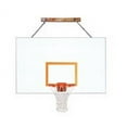 thumbnail image 1 of First Team FoldaMount82 Magnum Steel Side Folding Wall Mounted Basketball System44; Desert Gold, 1 of 1