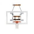 thumbnail image 1 of First Team FoldaMount82 Pro Steel-Glass Side Folding Wall Mounted Basketball System44; Forest Green, 1 of 1