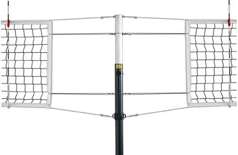 First Team Frontier Complete-SBS Steel Competition Steel Volleyball System44; Grey
