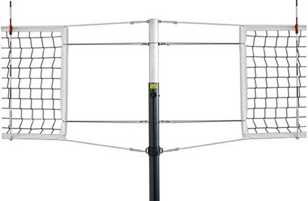 First Team Frontier Express-SBS Steel Competition Steel Volleyball System with Sockets44; Royal Blue