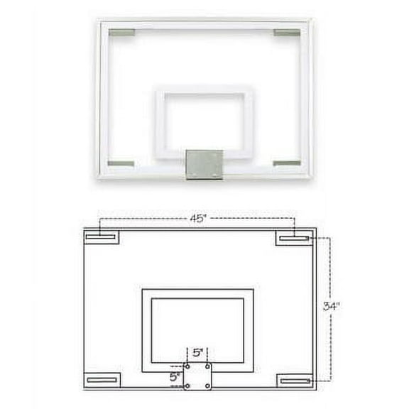 First Team Gymnasium Glass Basketball Backboard - FT231