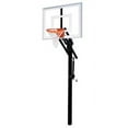 thumbnail image 1 of First Team Jam Turbo Steel-Glass In Ground Adjustable Basketball System44; Grey, 1 of 1