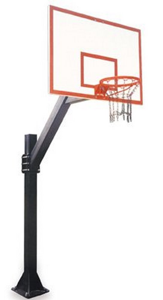 First Team Legend Dynasty-BP Steel-Fiberglass In Ground Fixed Height Basketball System44; Grey - image 1 of 1