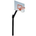 thumbnail image 1 of First Team Legend Jr. Extreme Steel In Ground Fixed Height Basketball System44; Black, 1 of 1